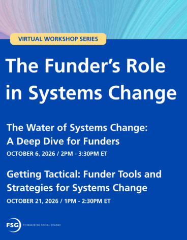 Graphic promoting FSG's virtual workshop series,